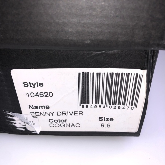The Men’s Store Bloomingdales Cognac Penny Driver Shoes Size 9.5